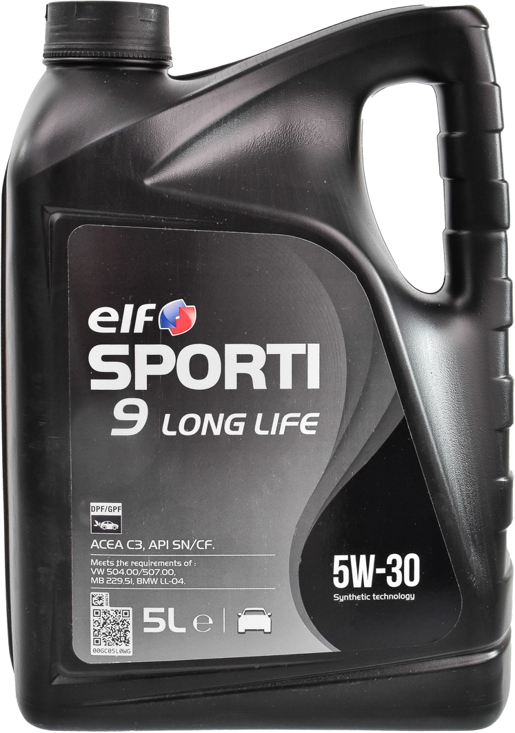 

Моторное масло Elf Sporti 9 Long Life 5W-30 синтетическое 208419