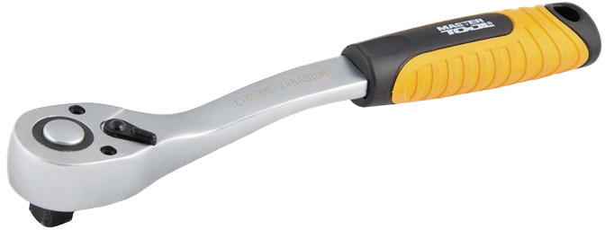 

Трещотка MasterTool 78-0101 1/4" 72 зубца 155 мм