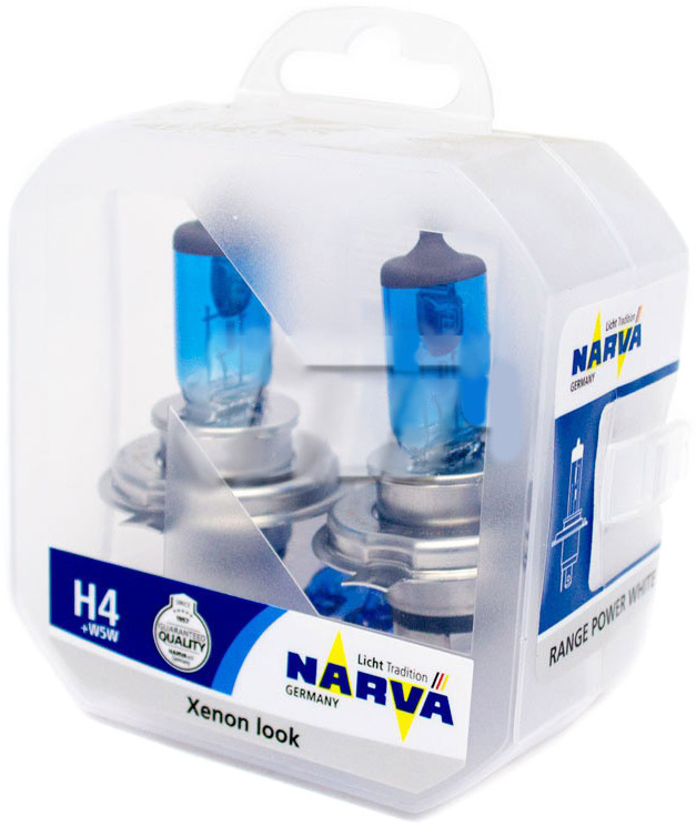 

Автолампа Narva 98015S2 H4 P43t 90 W синяя