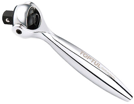 

Трещотка Toptul CHKX0810 с шарниром 1/4" 90 зубцов 95 мм