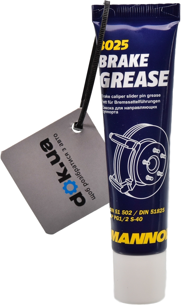 

Смазка Mannol Brake Grease для направляющих суппорта 8025