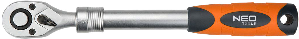 

Трещотка Neo Tools 08-506 телескопическая 3/8" 72 зубца 215 мм