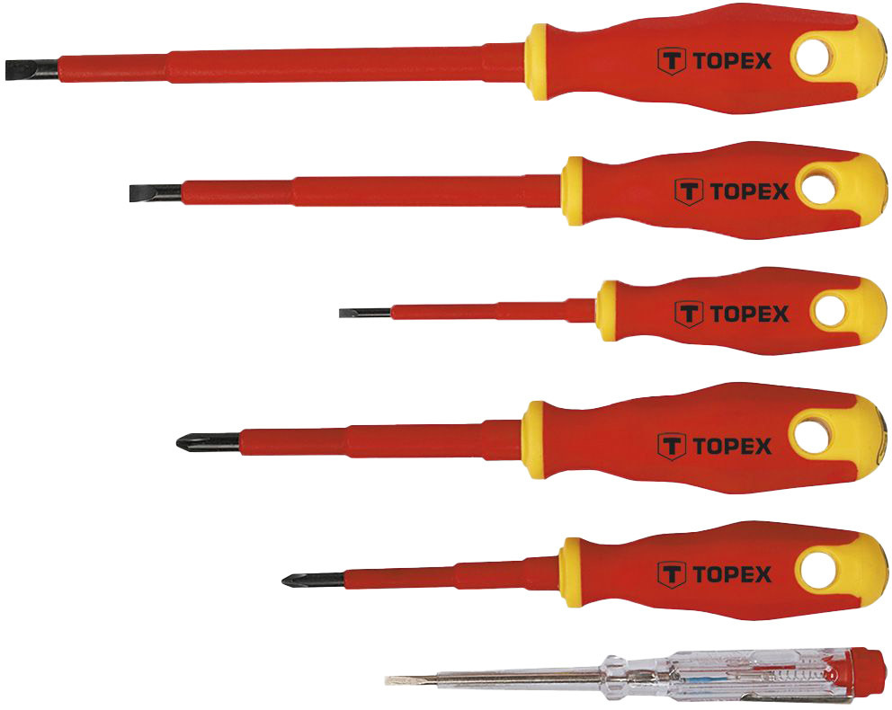 

Набор отверток диэлектрических Topex 39D673 6 шт.