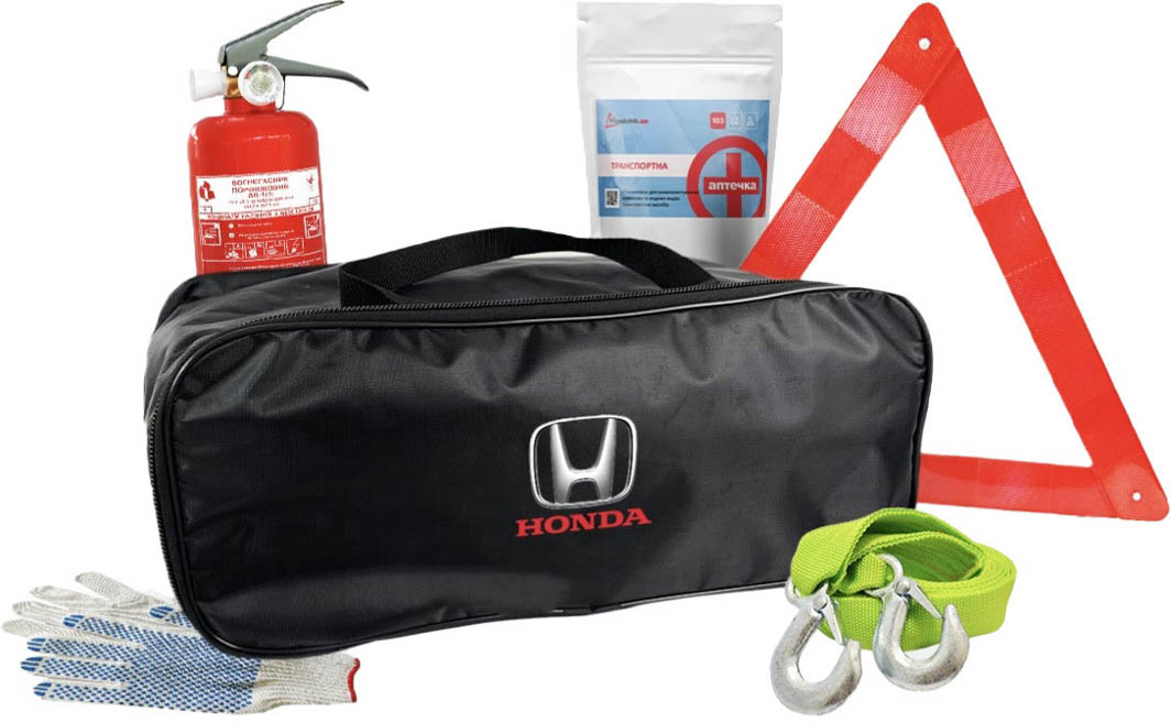 

Набор автомобилиста Poputchik Honda 01-149-IS черный