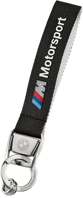 

Брелок-ремешок BMW Key Ring Pendant M Motorsport черный 80272461131