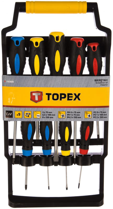 

Набор отверток Topex 39D889 9 шт.