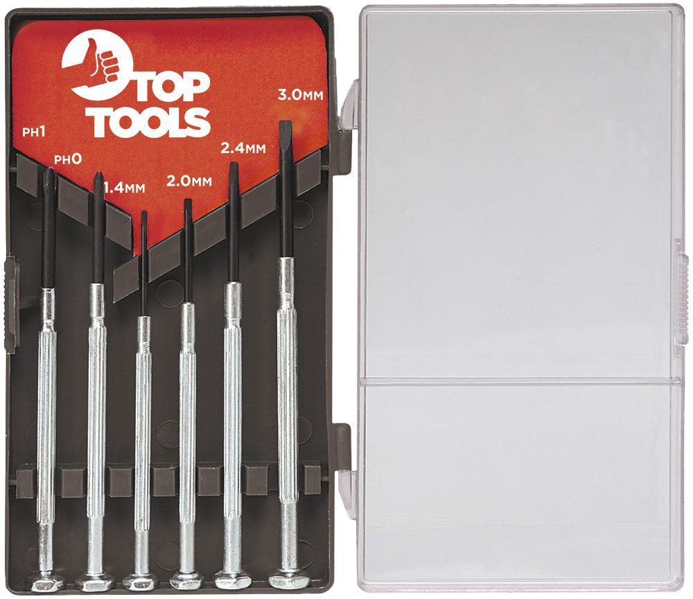 

Набор отверток прецизионных Top Tools 39D193 6 шт.