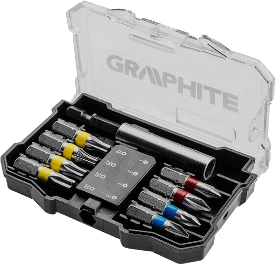 

Набор бит с держателем Graphite 56h614 8 шт.