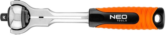 

Трещотка Neo Tools 08-543 с шарниром 3/8" 72 зубца 200 мм