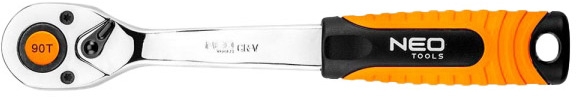 

Трещотка Neo Tools 08-533 3/8" 90 зубцов 200 мм