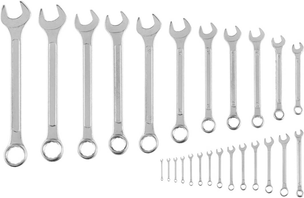 

Набор ключей рожково-накидных Top Tools 35D370 6-32 мм 25 шт