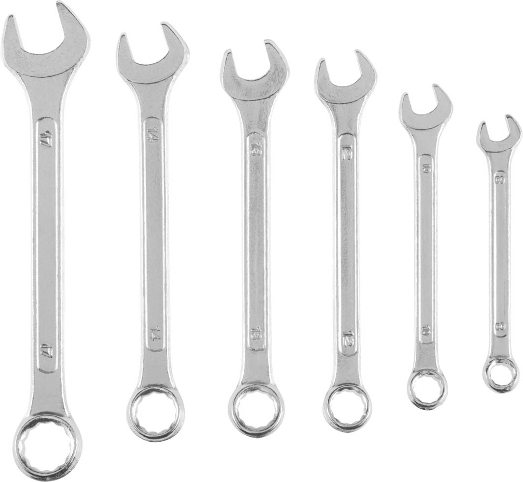 

Набор ключей рожково-накидных Top Tools 35D355 8-17 мм 6 шт