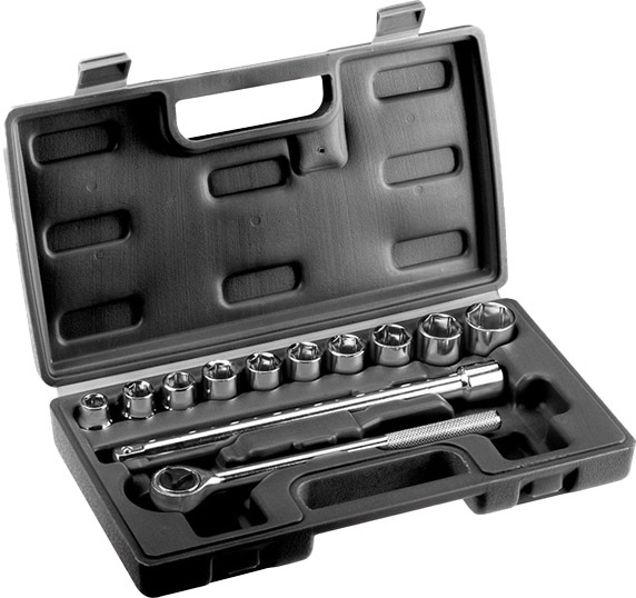 

Набор торцевых головок и комплектующих Top Tools 38D231 10 шт. 1/2"