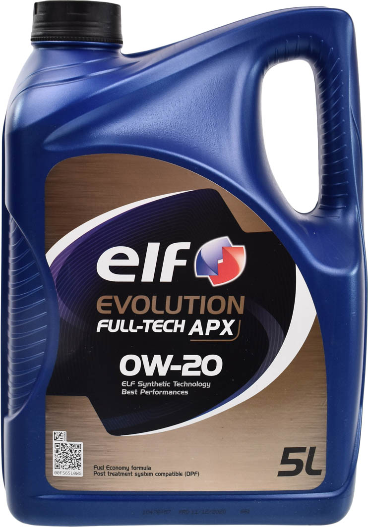 

Моторное масло Elf Full-Tech APX 0W-20 синтетическое 206955