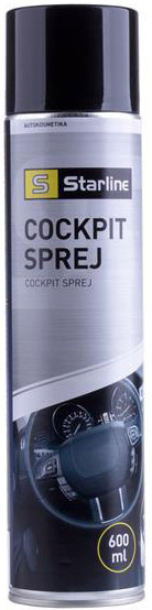 

Полироль для салона Starline Cockpit Spray ваниль 600 мл ACST057