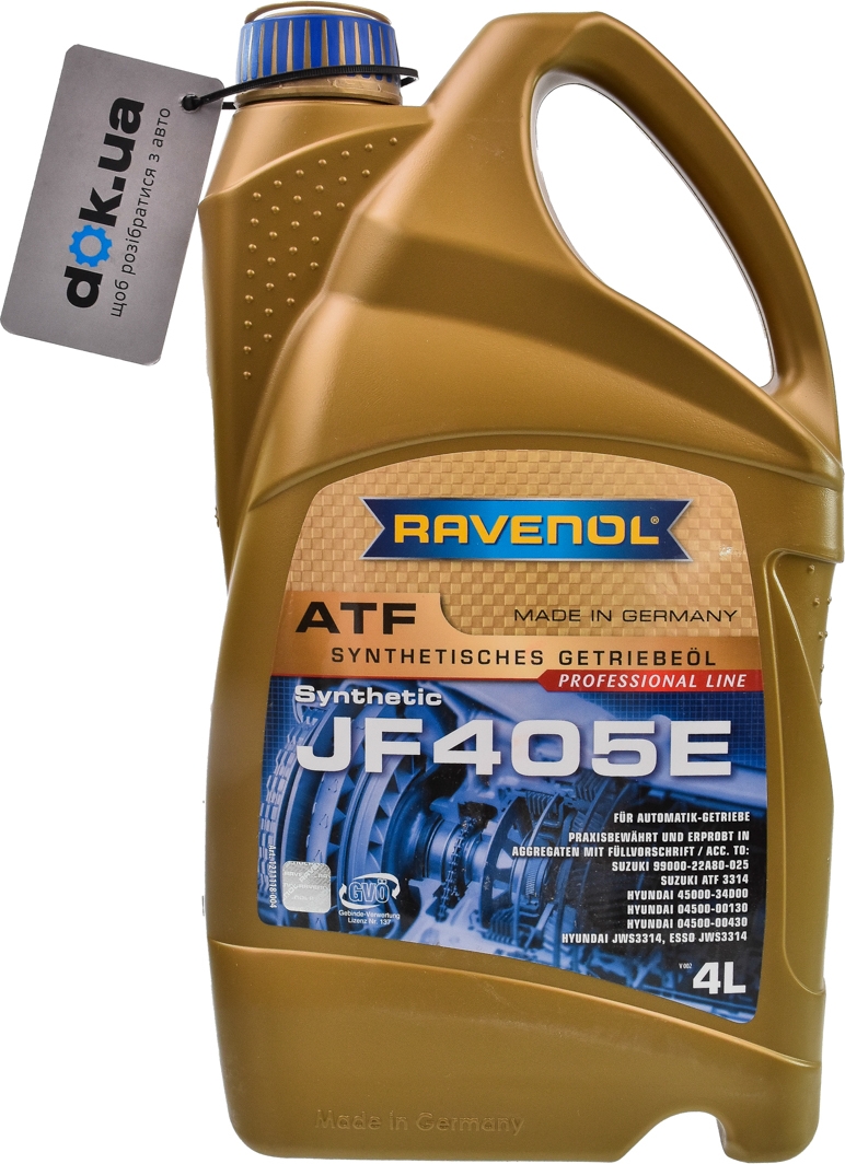 

Трансмиссионное масло Ravenol JF405E синтетическое 1211118004