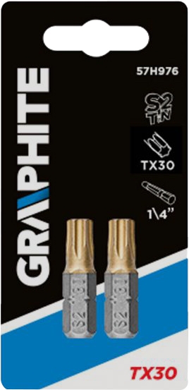 

Набор бит Graphite 57H976 2 шт.