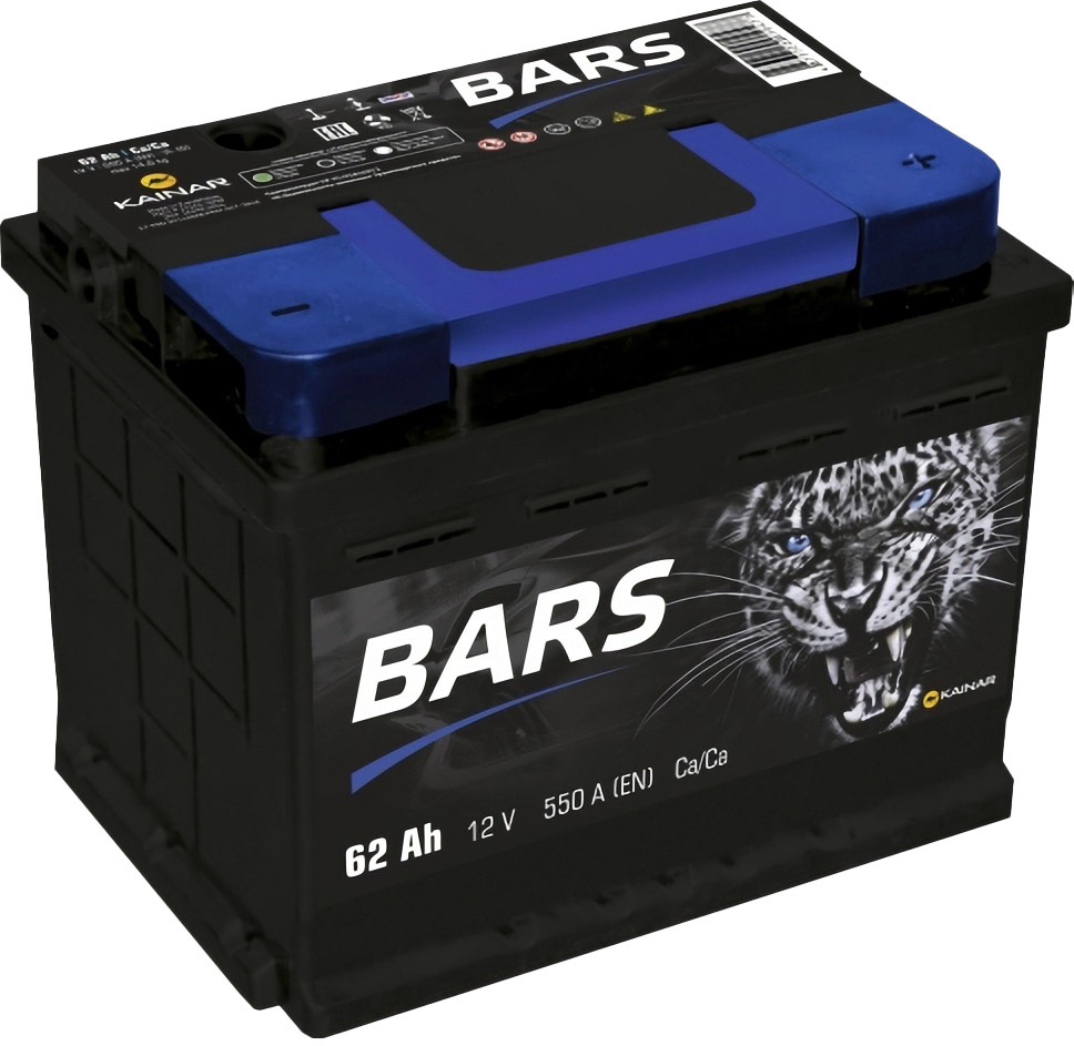 

Аккумулятор Bars 6 CT-62-R 062135001022107110LBG