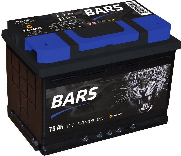 

Аккумулятор Bars 6 CT-75-L 075115101022107110RBS