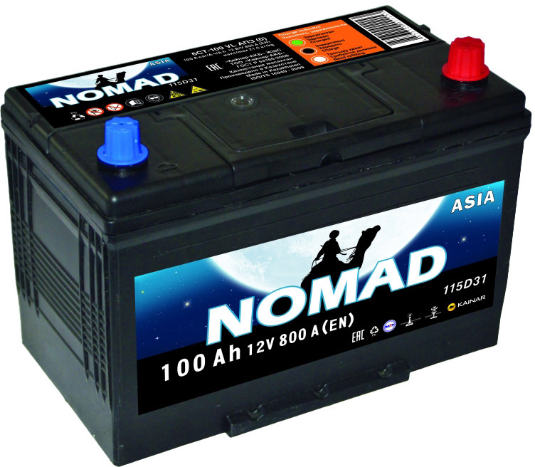 

Аккумулятор Nomad 6 CT-100-R 090183601003109110LNM
