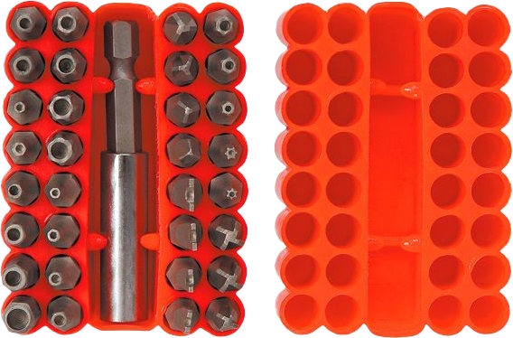 

Набор бит с держателем Top Tools 39D355 32 шт.