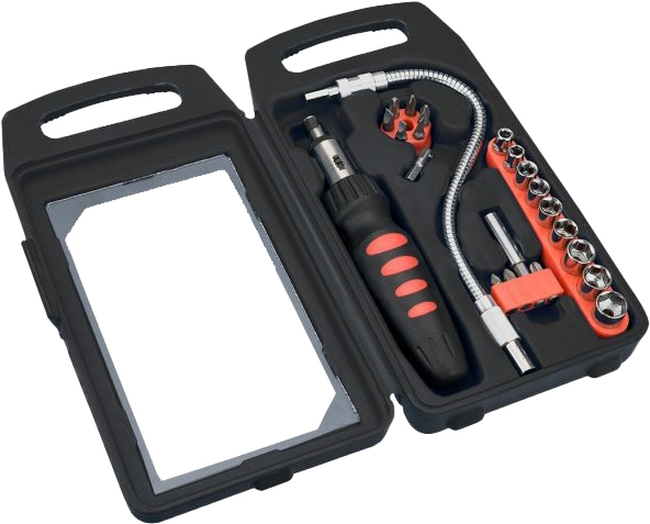 

Отвертка с набором бит Top Tools 39D185
