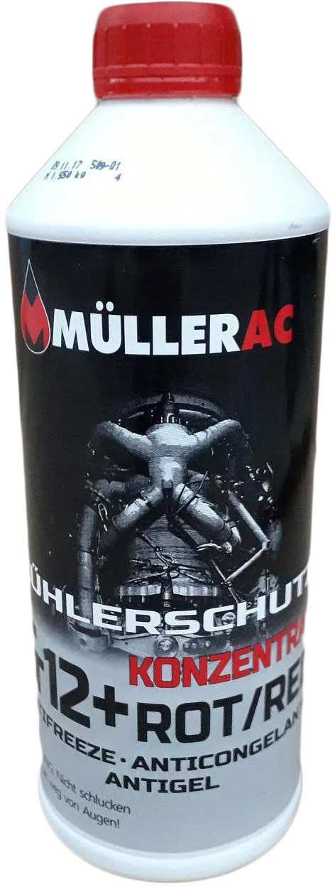 

Концентрат антифриза Mullerol G12+ красный DE10001