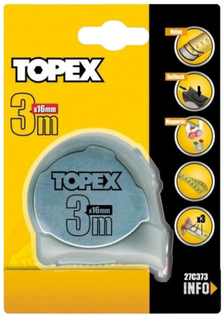 

Рулетка Topex 27c373 3 м