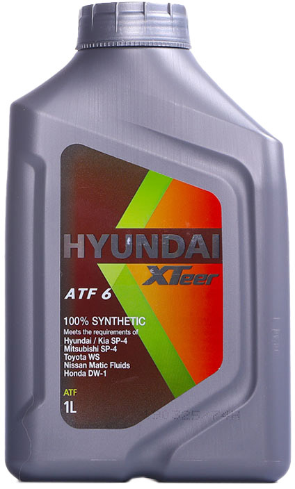 

Трансмиссионное масло Hyundai XTeer ATF 6 синтетическое 1041412