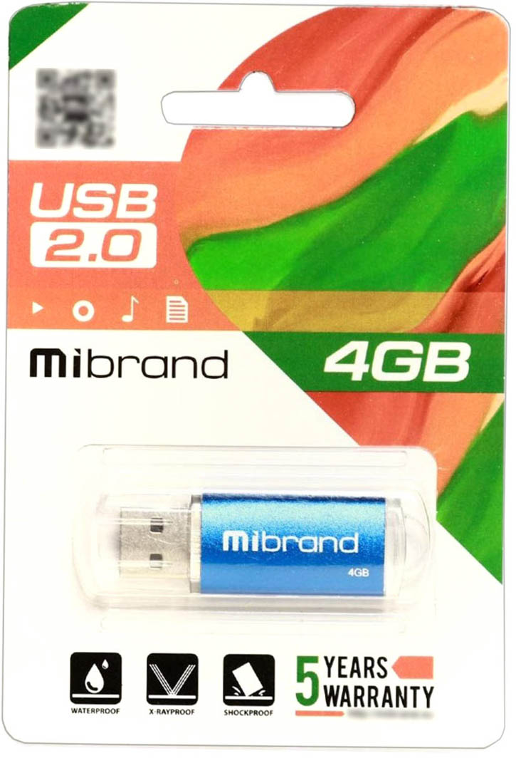 

Флешка Mibrand Cougar 4 ГБ MI20CU4P1U
