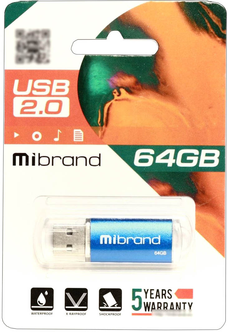 

Флешка Mibrand Cougar 64 ГБ MI20CU64P1U