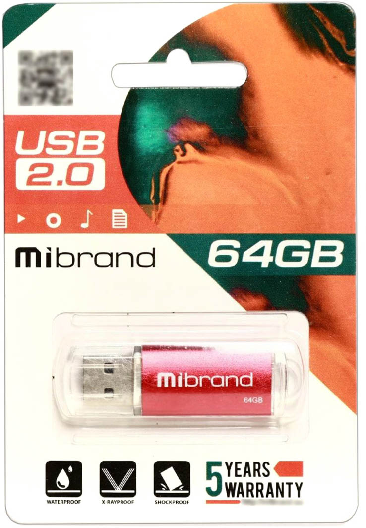 

Флешка Mibrand Cougar 64 ГБ MI20CU64P1R