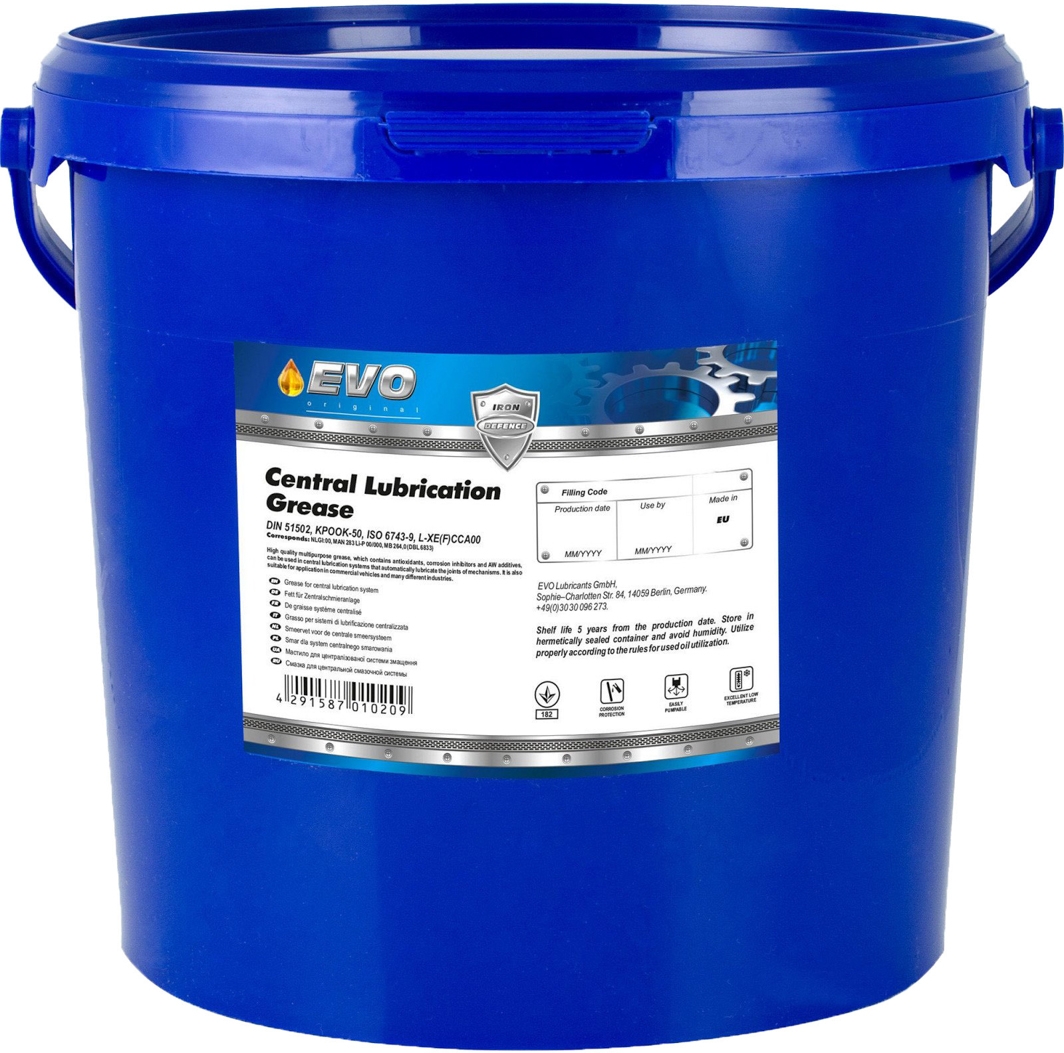 

Смазка EVO Central Lubrication Grease многоцелевая CENTRALGREASE5KG