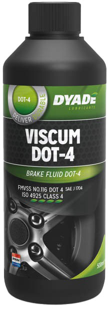 

Тормозная жидкость DYADE Viscum DOT 4 ABS ASR пластик 080422