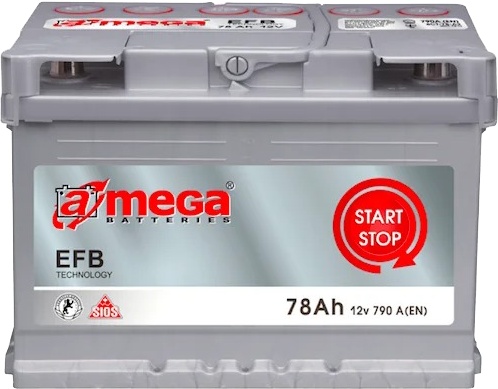 

Аккумулятор A-Mega 6 CT-78-R EFB Start Stop EFB78