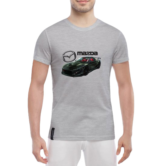 

Футболка мужская Globuspioner класическая Mazda RX-7 серая принт спереди 2329217282