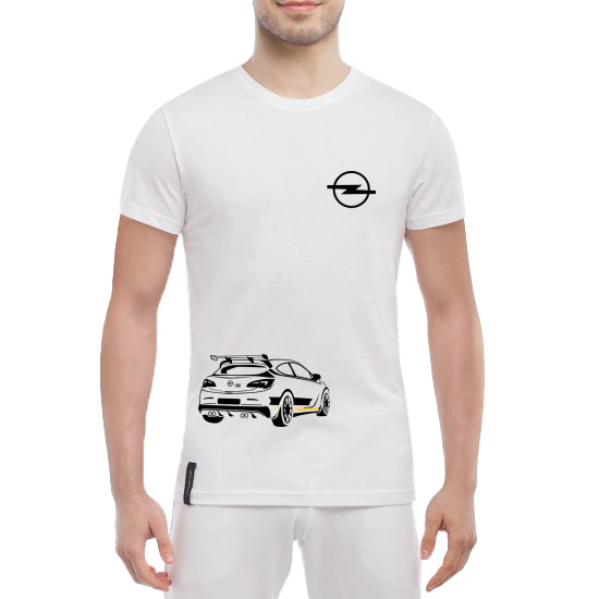 

Футболка мужская Globuspioner классическая Opel 100 белая принт спереди 702651712