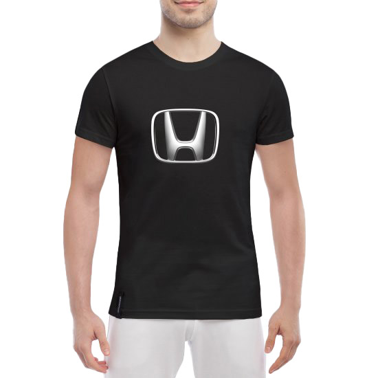 

Футболка мужская Globuspioner классическая Honda Big Logo черный спереди 6674817257