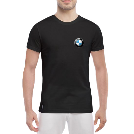 

Футболка мужская Globuspioner классическая BMW Logo черный спереди 664031722