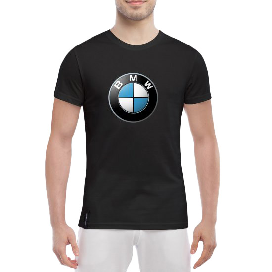 

Футболка мужская Globuspioner классическая BMW Big Logo черный спереди 574301727