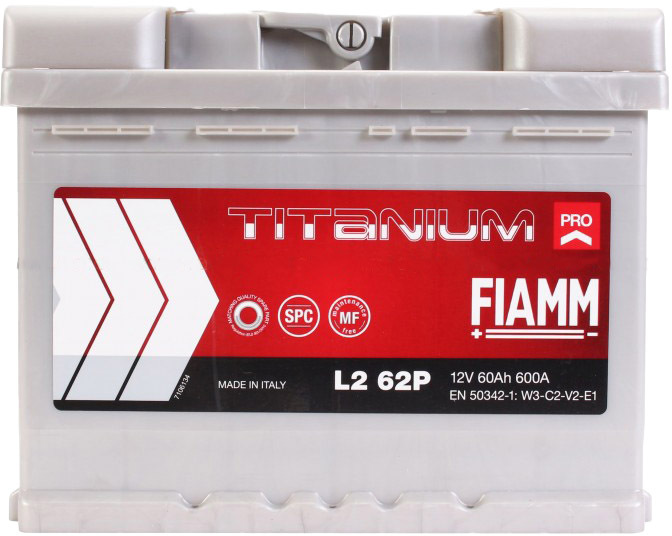 

Аккумулятор Fiamm 6 CT-60-R Titanium Pro L262P