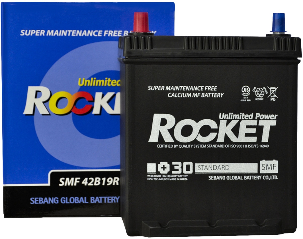 

Аккумулятор Rocket 6 CT-40-L Standard SMF42B19R