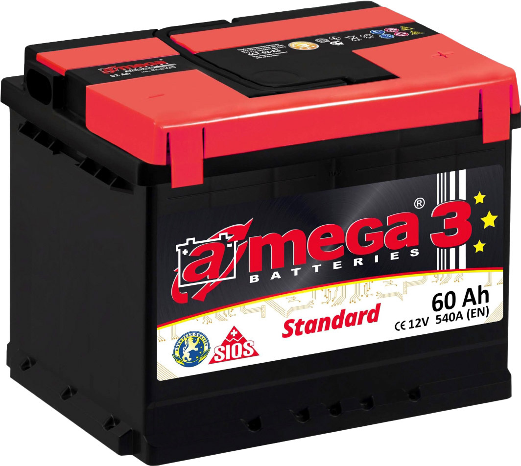 

Аккумулятор A-Mega 6 CT-60-R Standard M360R