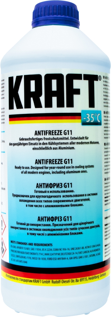 

Антифриз KRAFT G11 синий KF106