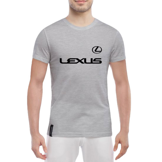 

Футболка мужская Globuspioner классическая Lexus Logo серый спереди 6655217282