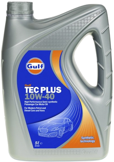 

Моторное масло Gulf TEC Plus 10W-40 полусинтетическое GULFTECPLUS10W405L