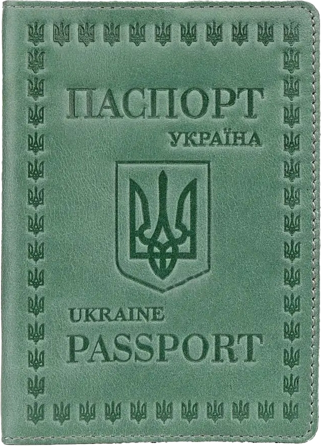 

Обложка для паспорта Shvigel 16134 зеленый
