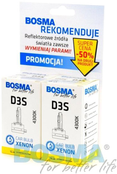 

Автолампа Bosma 9518d D3S PK32d-5 35 W прозрачная