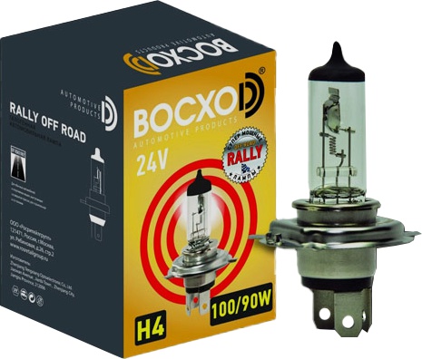 

Автолампы ВОСХОD 80124 Rally - Off Road H4 P43t 100 W 90 W прозрачный