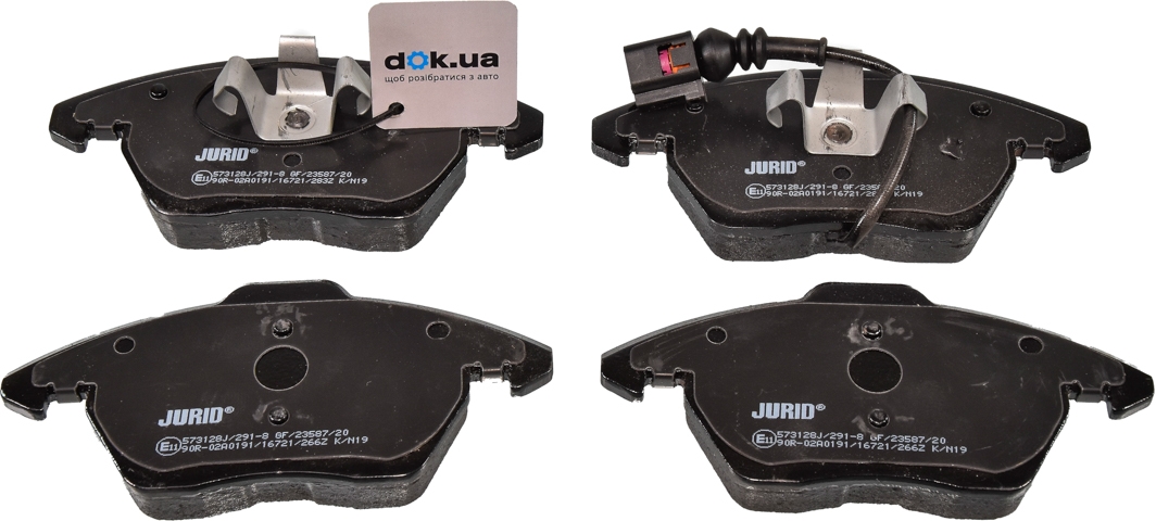 

Jurid 573128J Тормозные колодки